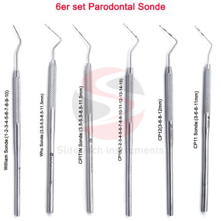 Parodontal Sonde Taschentiefenmessung Diagnostische Farbcodiert Zahnsonde Dental