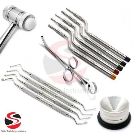 Implantat Sinuslift Osteotom Konkav Knochen Mead Mallet Hammer Chirurgie Dental