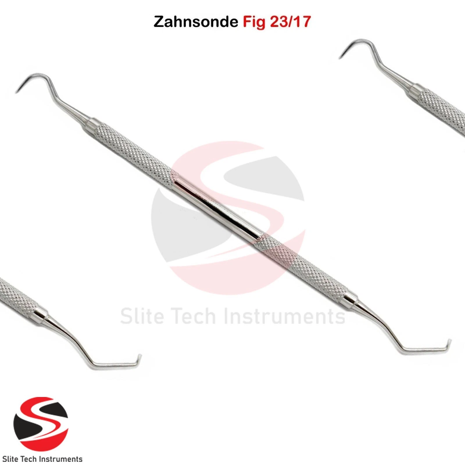 Zahnmedizin Instrumente Zahnreinigung Sonde Zahnsonde Zahnsteinkratzer Dental - Image 9