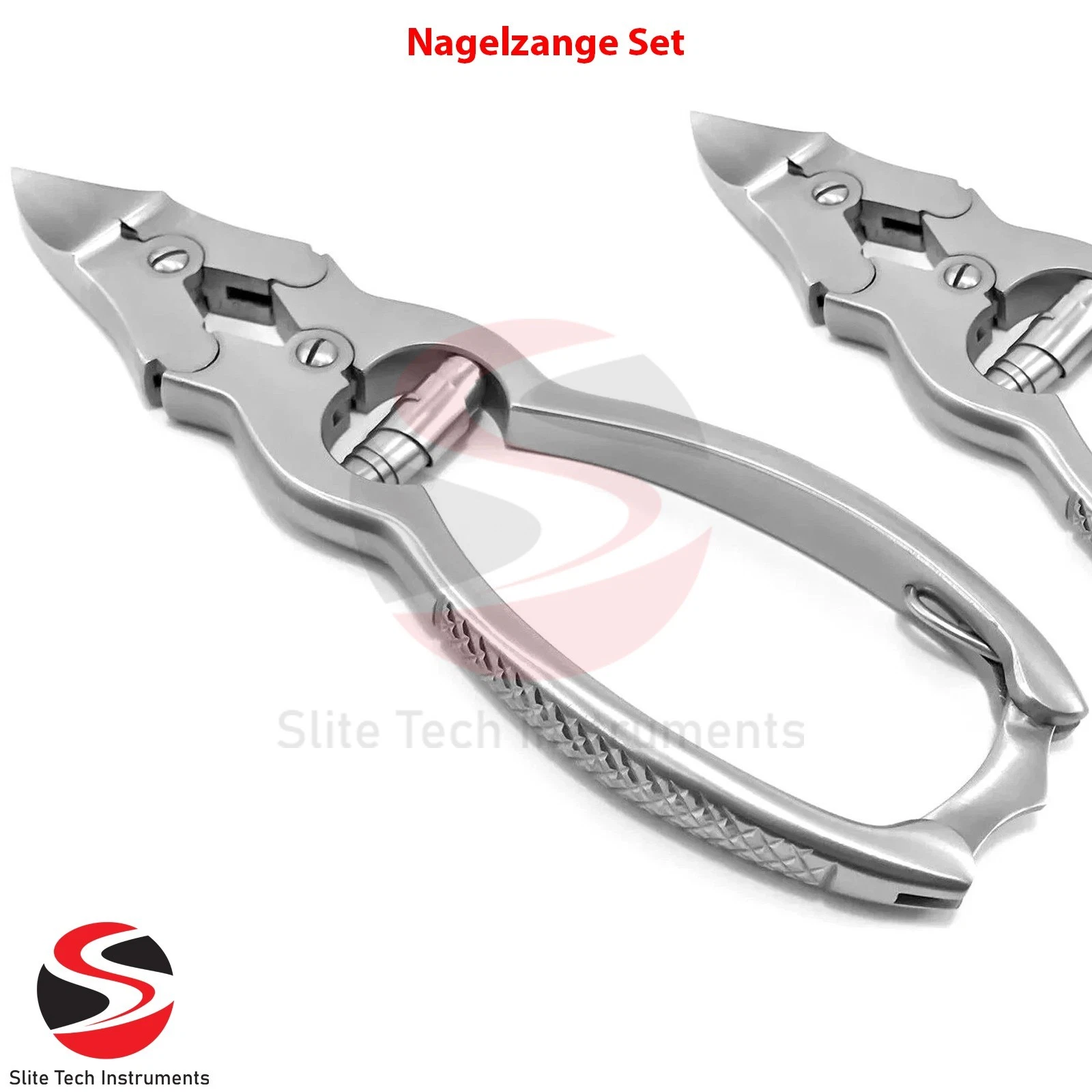 4er Diabetiker dicke Nägel Nagelzange extra kräftig doppelte Übersetzung Eckenzange - Image 2