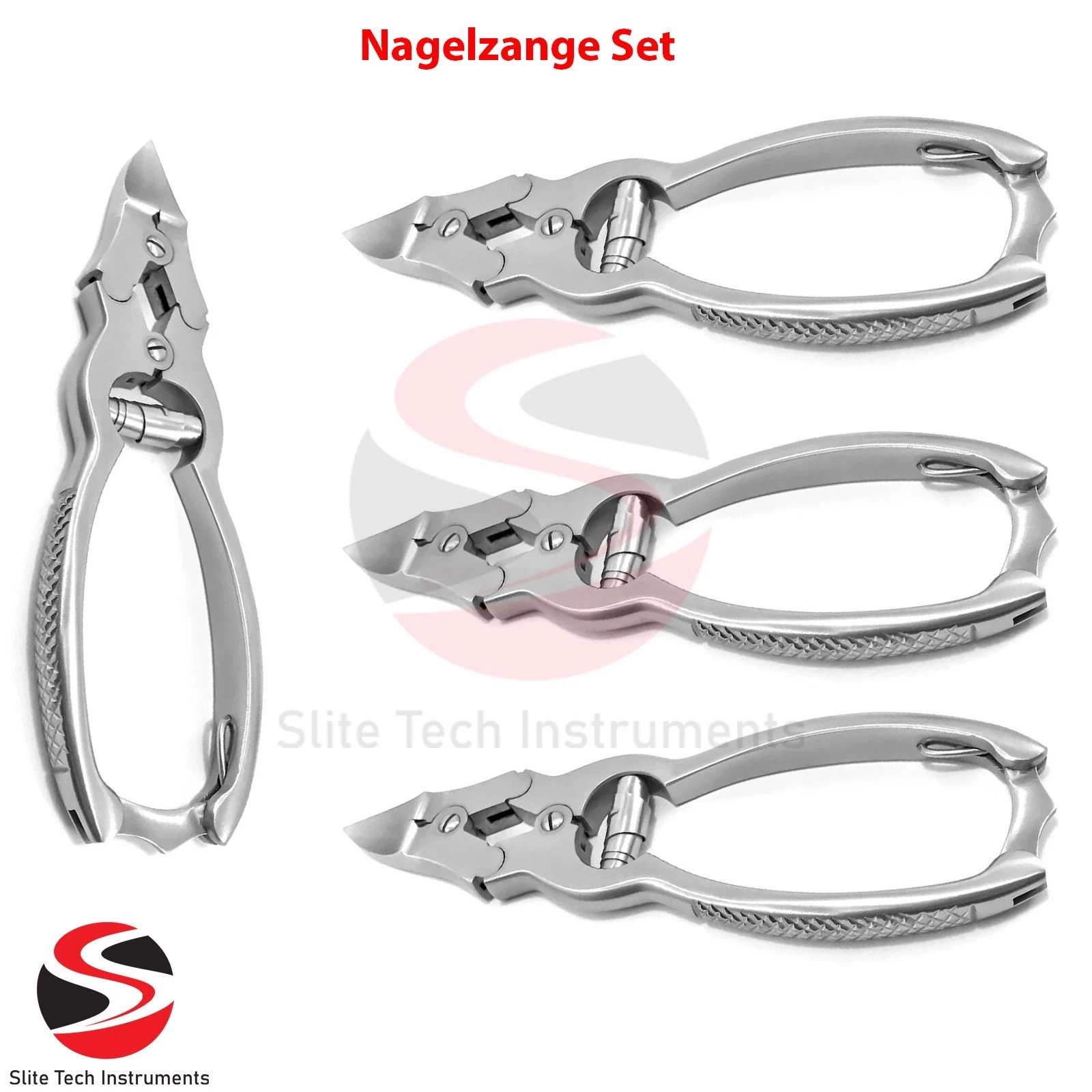 4er Diabetiker dicke Nägel Nagelzange extra kräftig doppelte Übersetzung Eckenzange