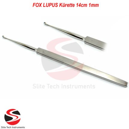 FOX LUPUS Lupuskürette 14cm 1mm Haut Kürette Dermatologie Fußpflege