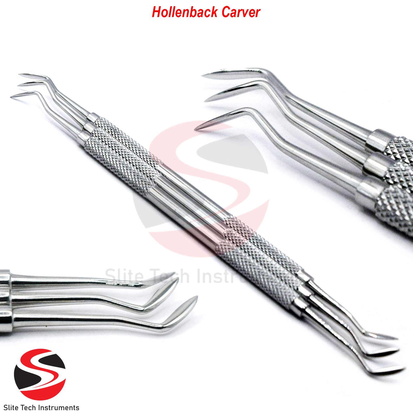 3er Set Wachs & Formung Werkzeug Hollenback Carverr Zahn Techniker Labor Instrumente