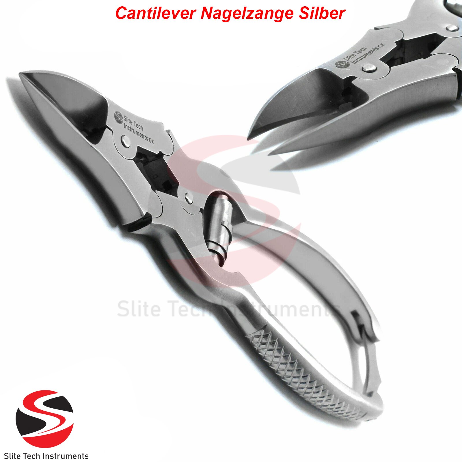 5x Diabetiker Dicke Nägel Nagelzange extra kräftig doppelte Übersetzung Eckenzange - Image 3