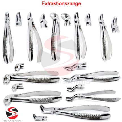 Extraktionszange Zahnzange Oberkiefer Unterkiefer Molaren Dental Zange