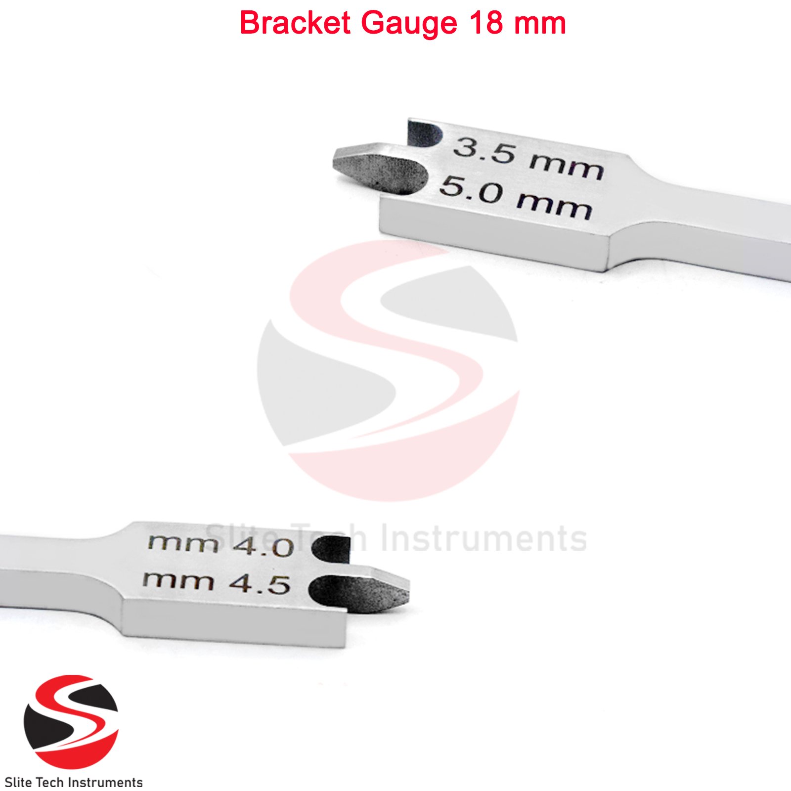 3x Bracket Gauge Messschieber Tasterzirkel Schieblehre Zahntechnik Gauge Dental - Image 2