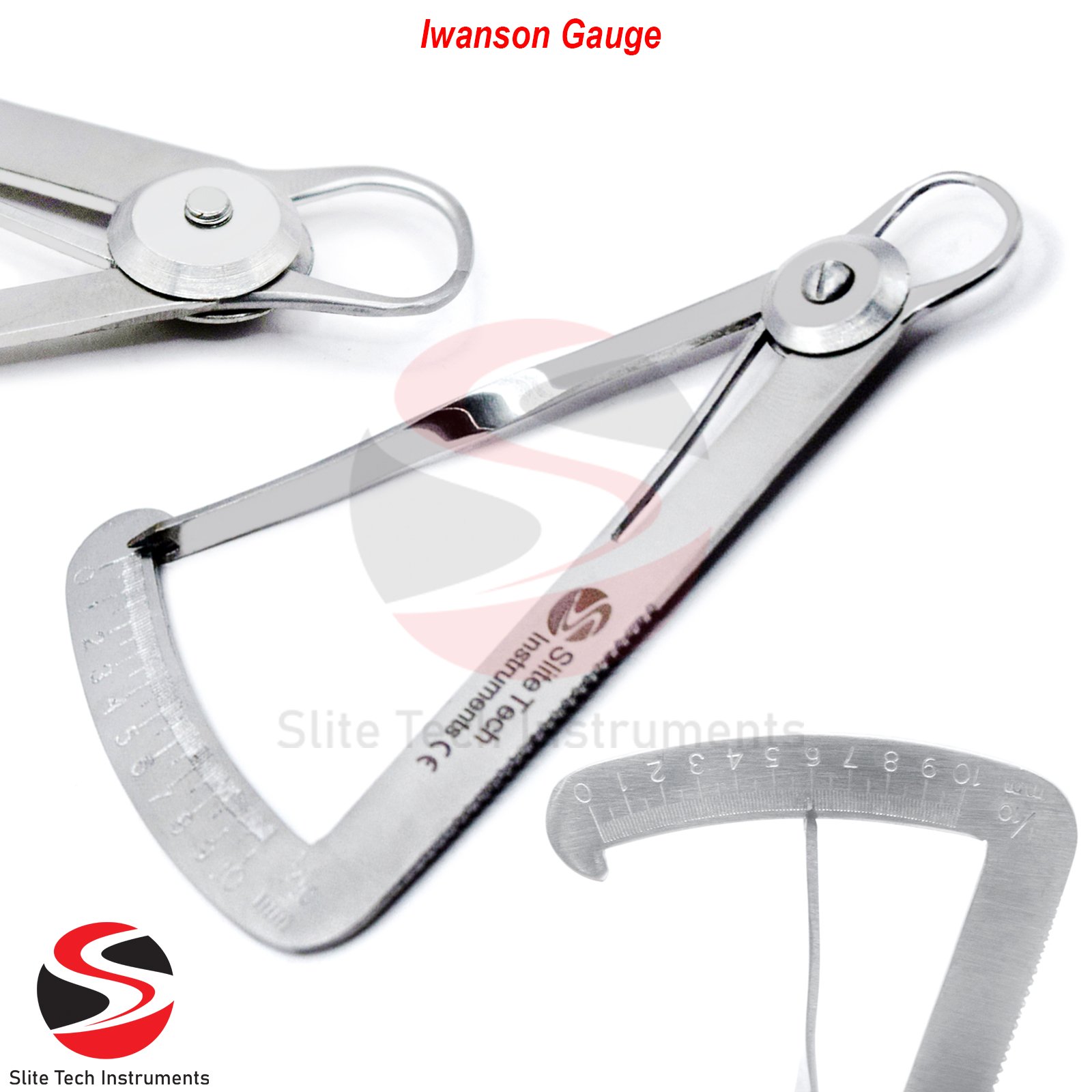 KFO Iwanson Gauge Messlehre Münchner Zürcher Modell Schieblehre Dental