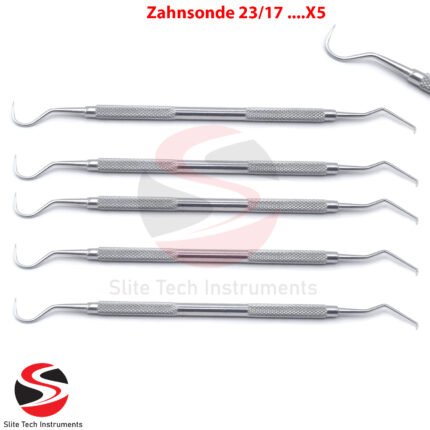 Zahnmedizin Instrumente Zahnreinigung Sonde Zahnsonde Zahnsteinkratzer Dental