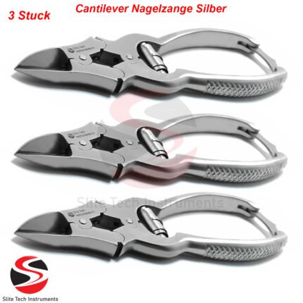 3x Diabetiker Dicke Nägel Nagelzange extra kräftig doppelte Übersetzung Eckenzange