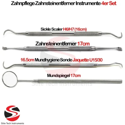 Zahnsteinentferner Zahnsteinkratzer Zahnkratzer Mundhygiene Mundspiegel Zahnarzt