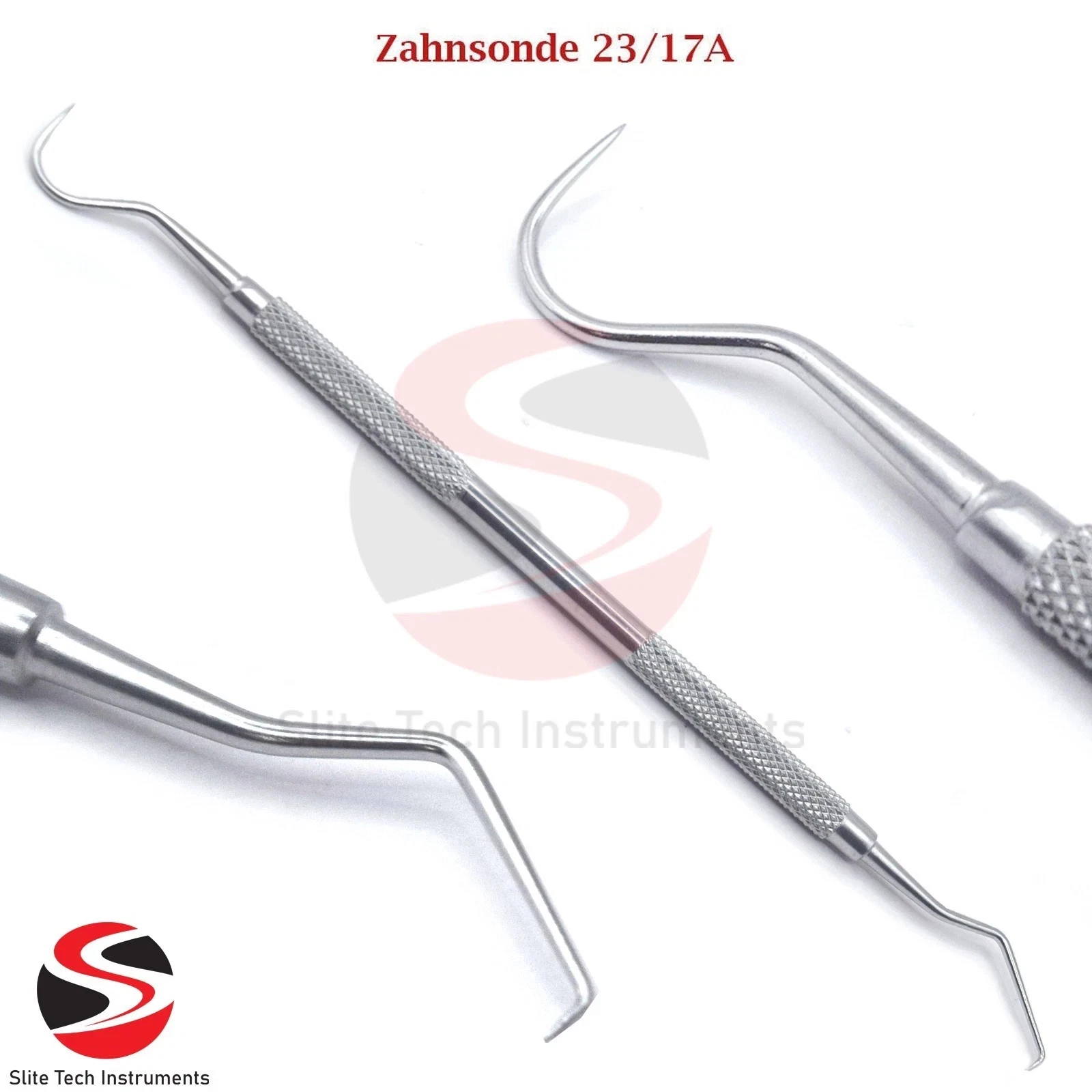 Zahndiagnostik Instrumente Sonde Schere Arterienklemme Pinzette Skalpellgriff CE - Image 6