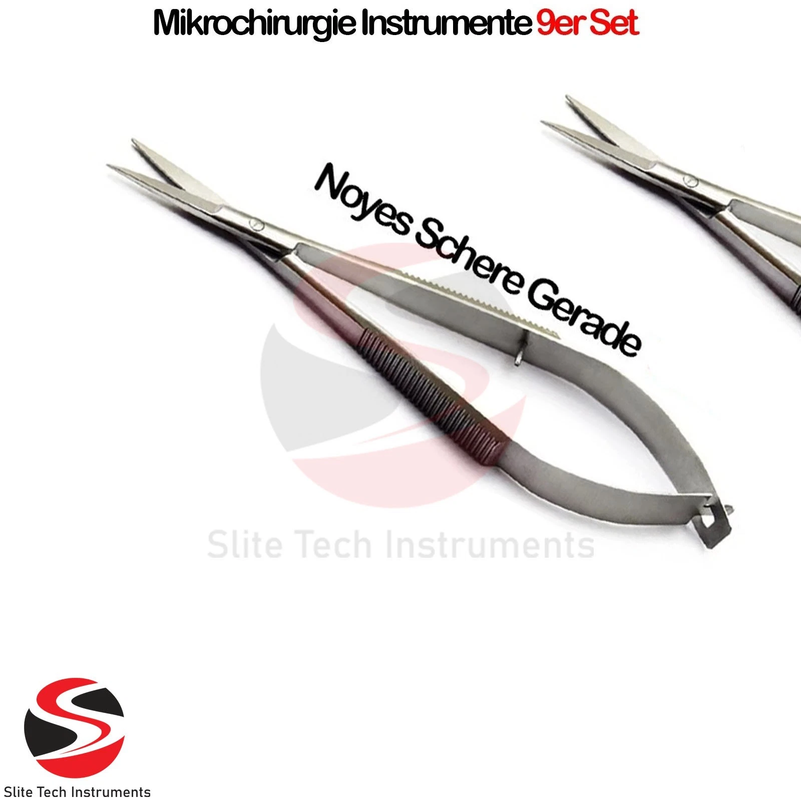 Mikrochirurgie Instrumente Federschere Pinzette Chirurgische Nadelhalter Klemme - Image 9