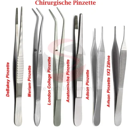 Medizinische Chirurgische Pinzetten Verbandspinzette Anatomische Zahn Pinzette