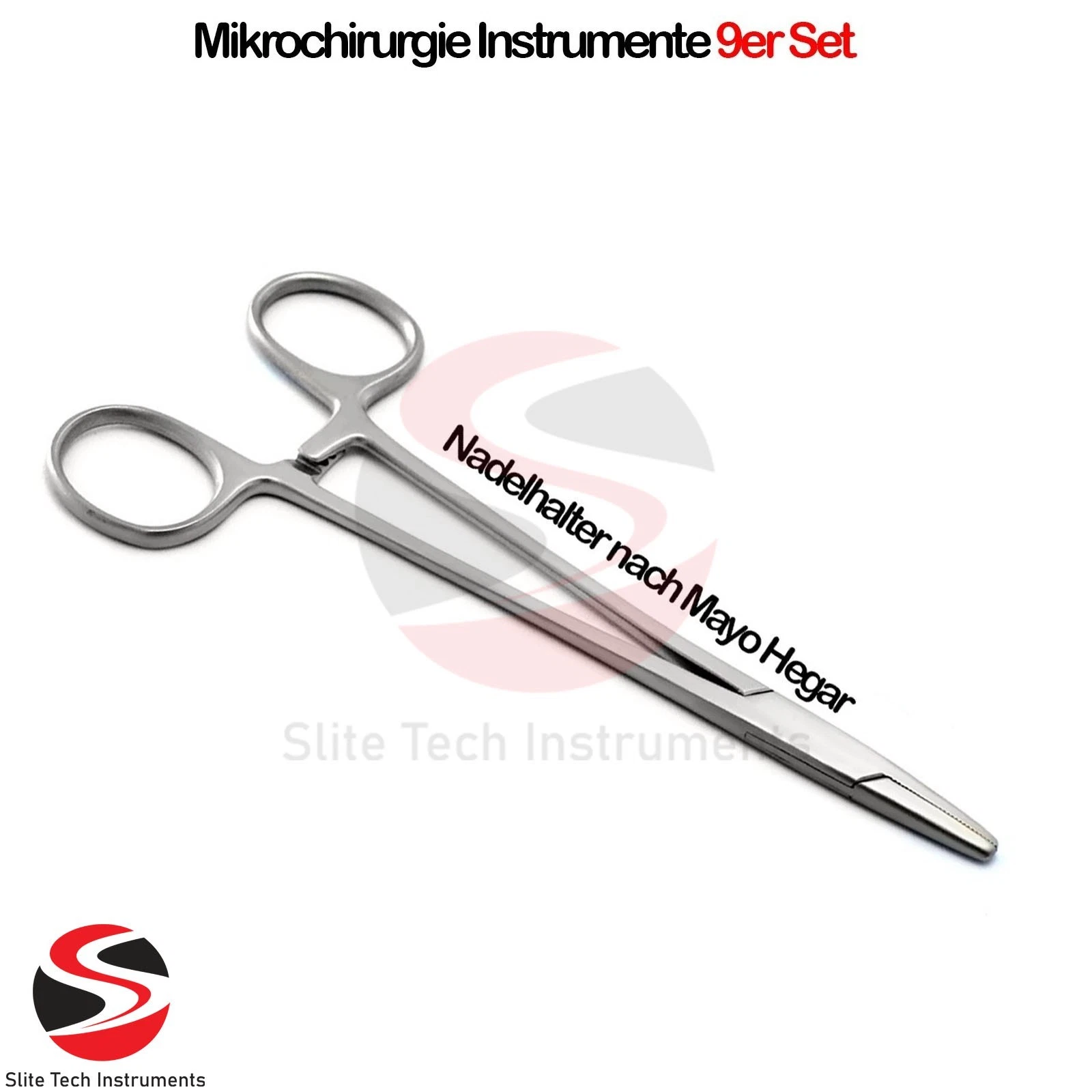 Mikrochirurgie Instrumente Federschere Pinzette Chirurgische Nadelhalter Klemme - Image 3